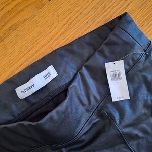 Old Navy women's Stevie faux leather pants NWT